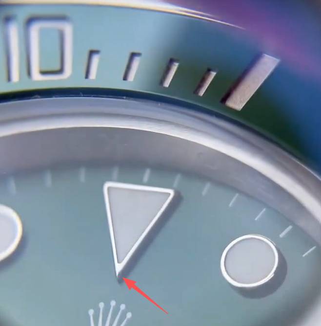 Triangle Hour Marker Polishing