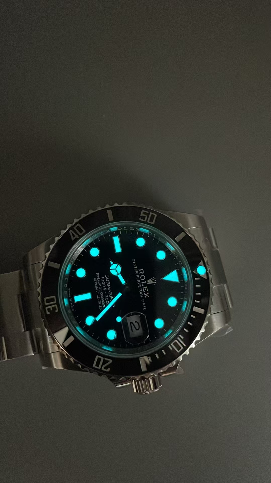 RF Submariner 126610LN Free Sprung detail 8
